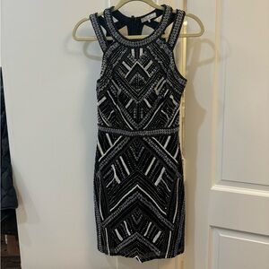 Parker FULLY Beaded Cocktail Dress - S